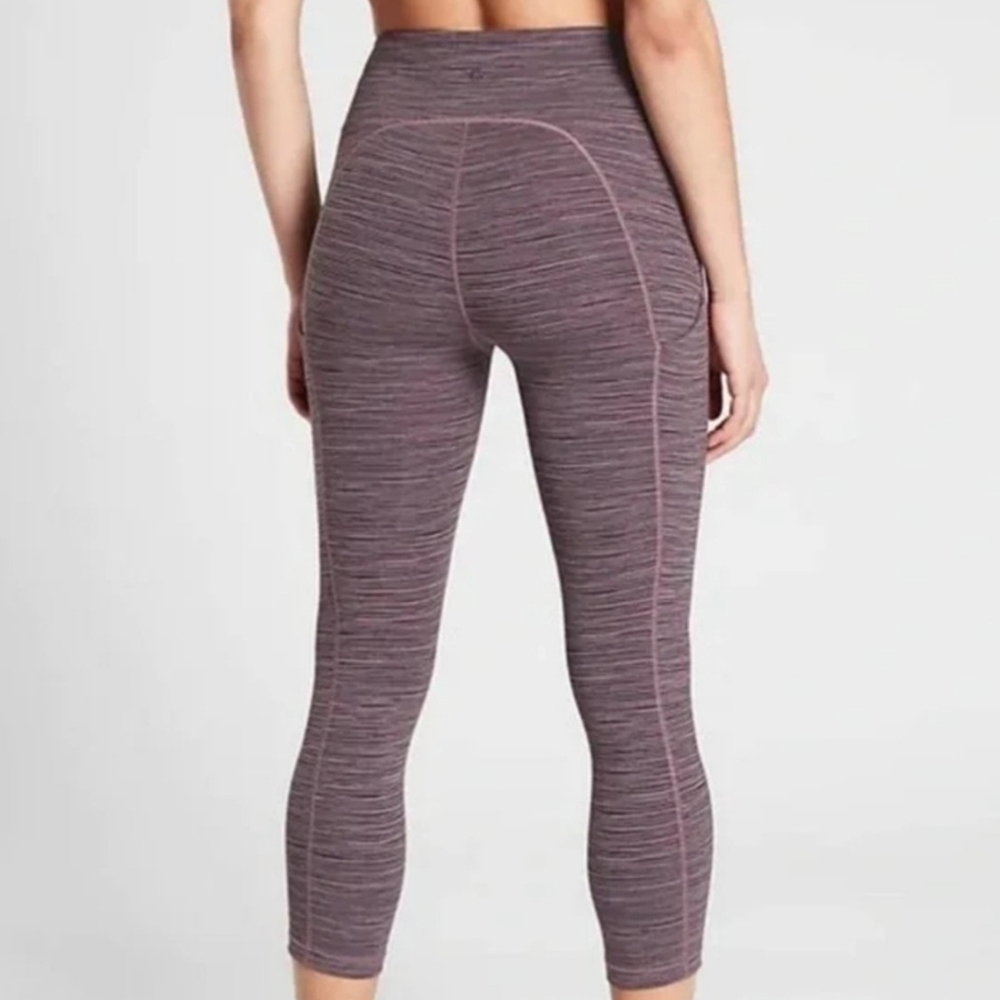 ATHLETA Striped High-Waisted Leggings - Picture 2 of 5